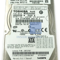 39T2713 - 80GB 5.4K 2.5" SATA HDD