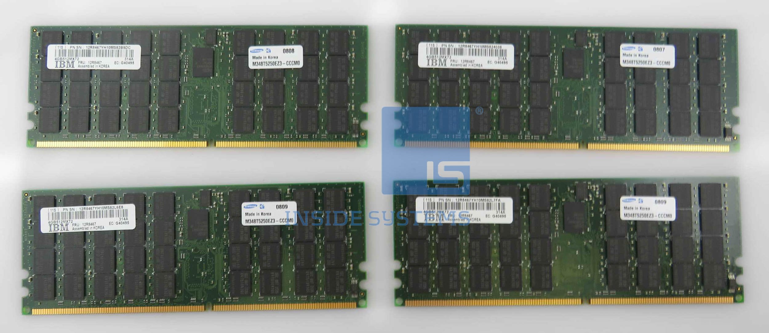 4499 16GB (4x 4GB) 276-Pin 400MHz DDR2 SDRAM Inside