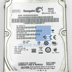Alternative view of 45N7275 - Lenovo 320GB 7,2K RPM 2.5" HDD