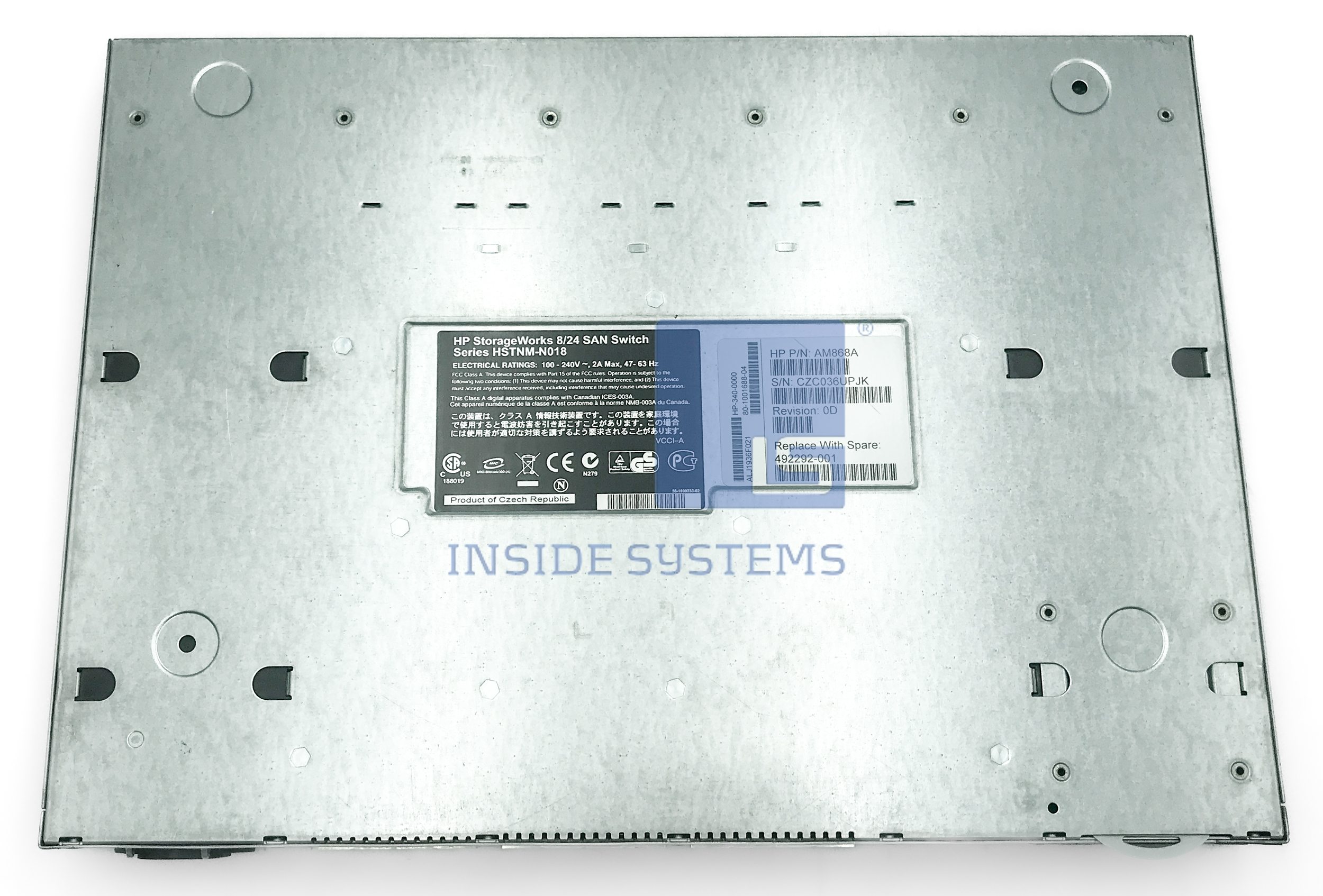 492292-001-04 - HP STORAGEWORKS 8/24 BASE (16) ACTV 4 492292-001-04 - HP STORAGEWORKS 8/24 BASE (16) ACTV - Image 2