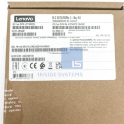 Alternative view of 4Y37A09738-01 - M.2 SATA/NVMe 2-Bay Backplane Kit