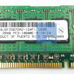 Alternative view of 500209-061 - HP DIMM, 2GB PC3-10600E, 128Mx8, RoHS