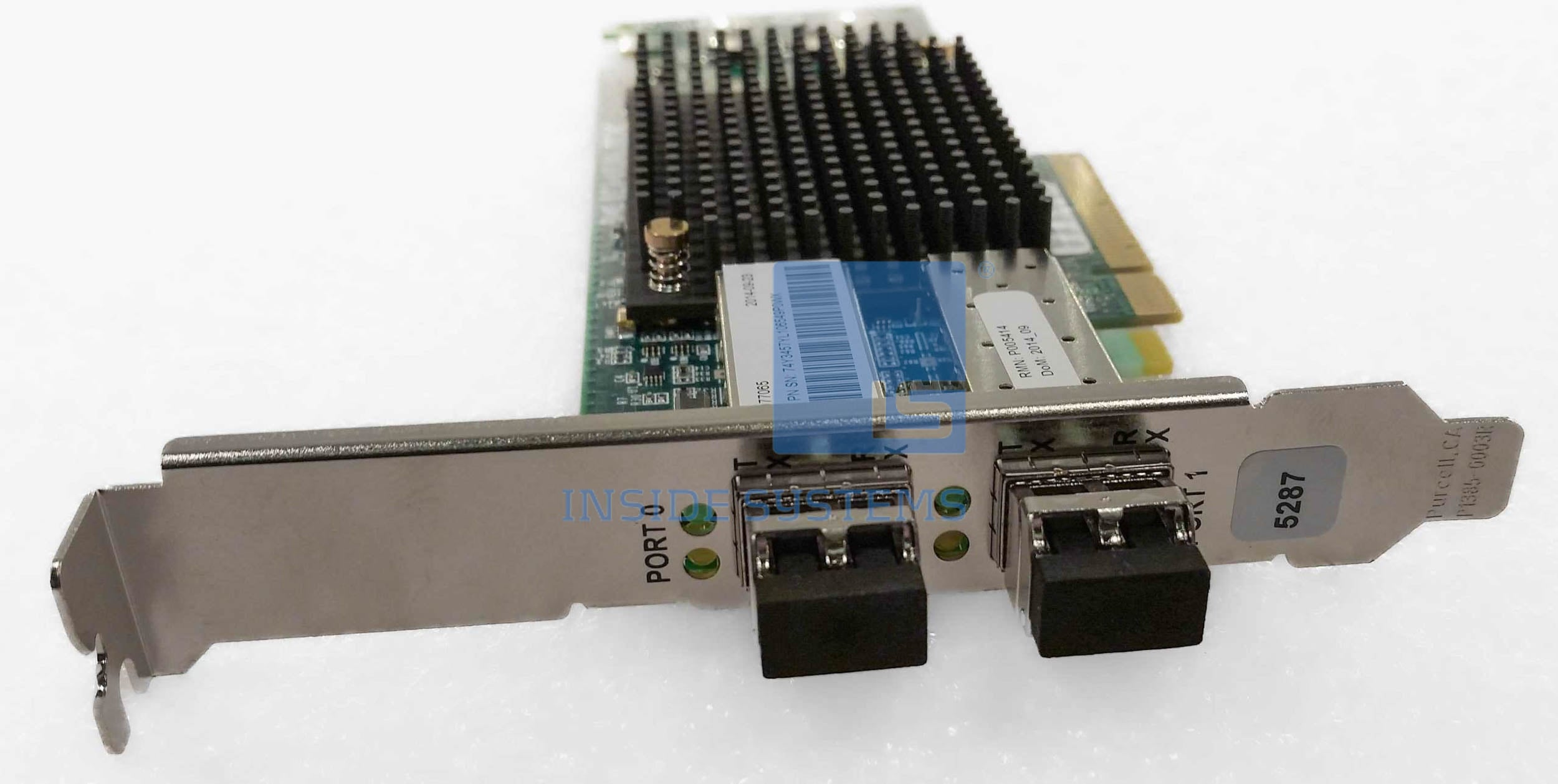 5287 - 10Gb 2-Port PCIe2 (x8) Ethernet SR 2 5287 - 10Gb 2-Port PCIe2 (x8) Ethernet SR