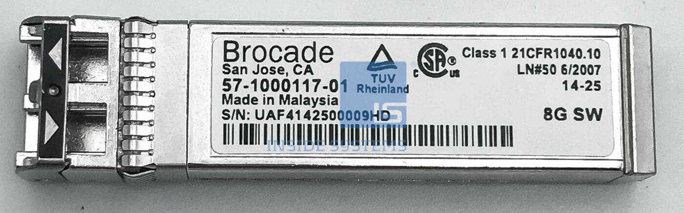 Lot De 4 Modules Brocade 57-1000117-01 8G SW - Occasion Fonctionnel