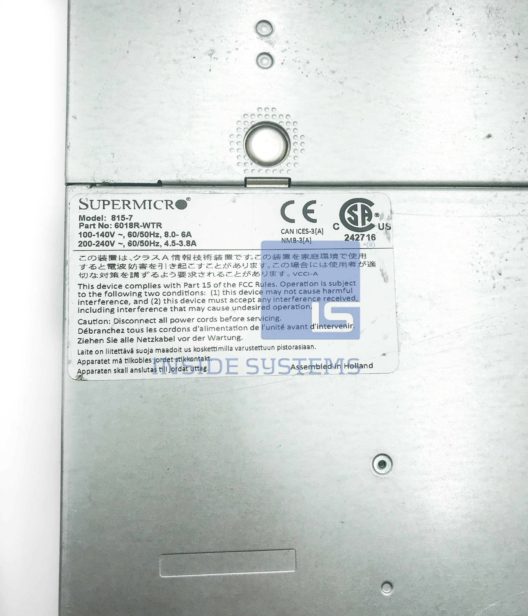 6018R-WTR - Supermicro 1U 4-LFF Configured To Order 3 6018R-WTR - Supermicro 1U 4-LFF Configured To Order - Image 2