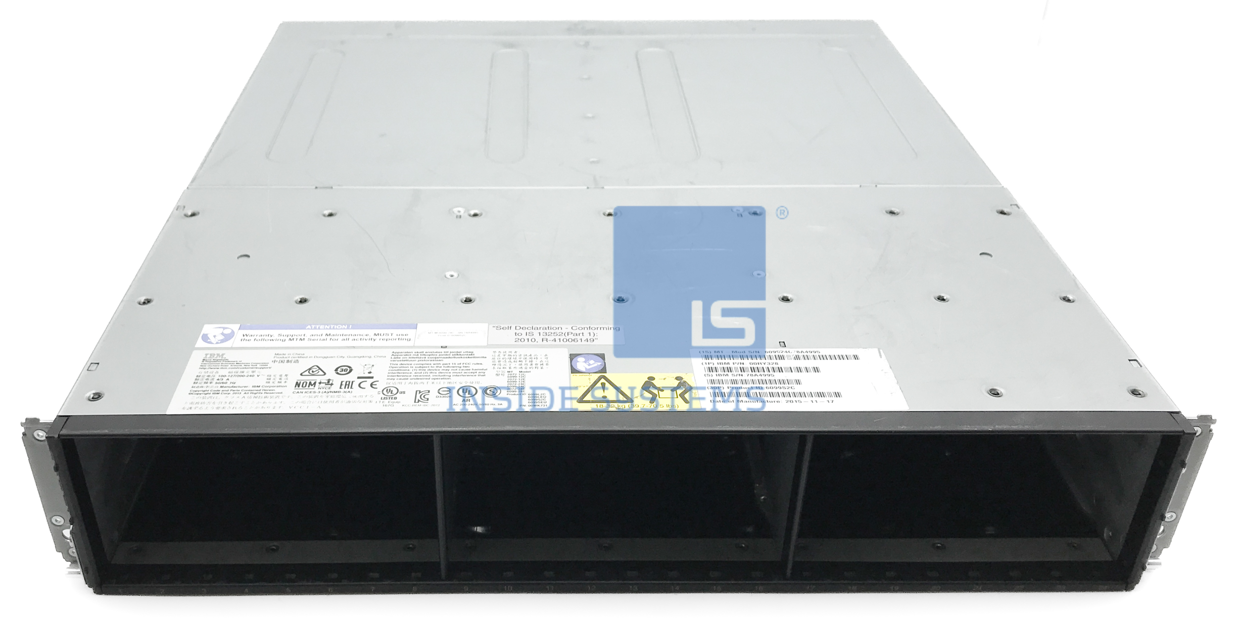 6099-S2C-05 - Storwize V3700 SFF Dual Control No Ears 3 6099-S2C-05 - Storwize V3700 SFF Dual Control No Ears - Image 3