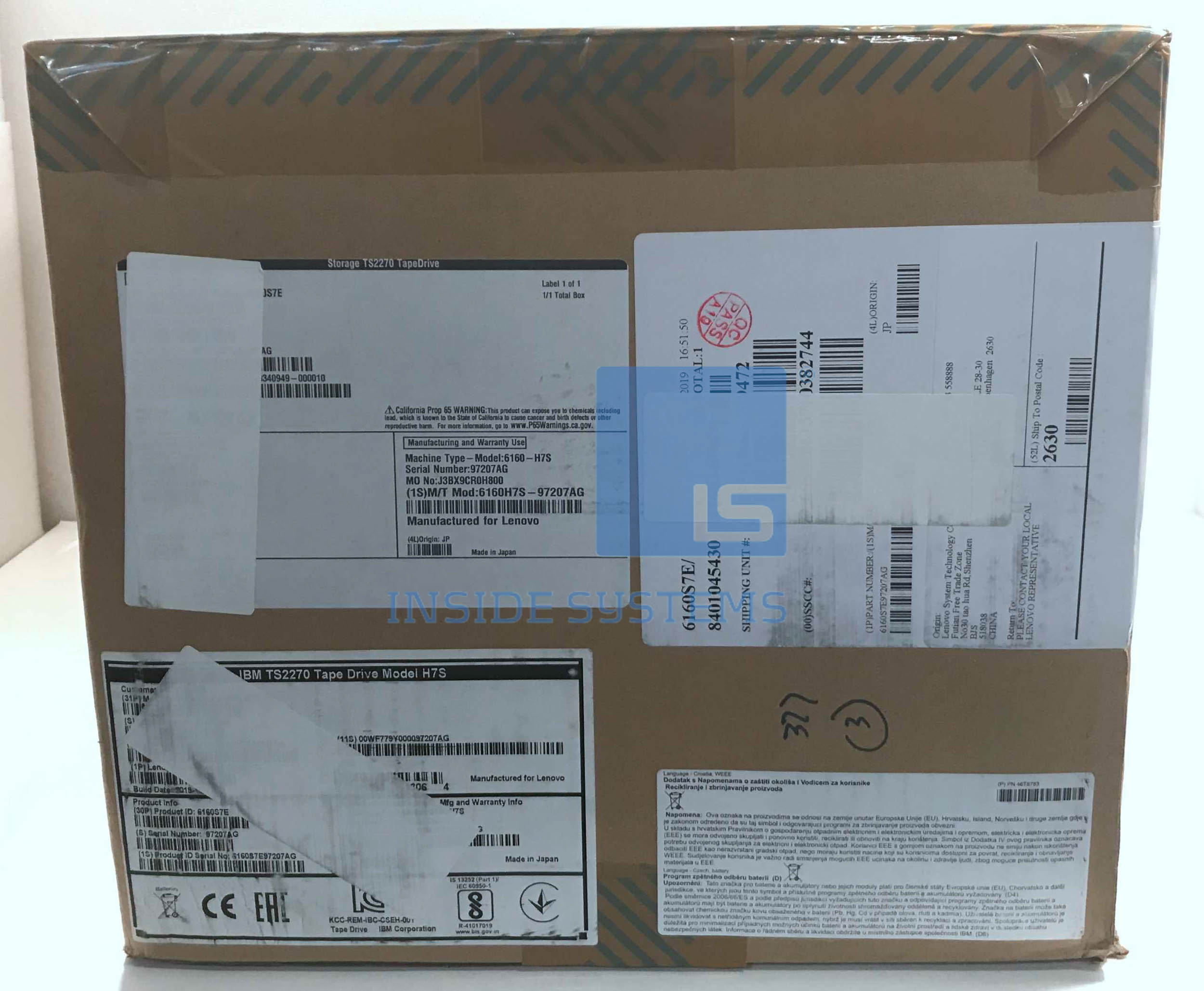 6160-H7S-01 - IBM TS2270 Tape Drive Model H7S 3 6160-H7S-01 - IBM TS2270 Tape Drive Model H7S - Image 2