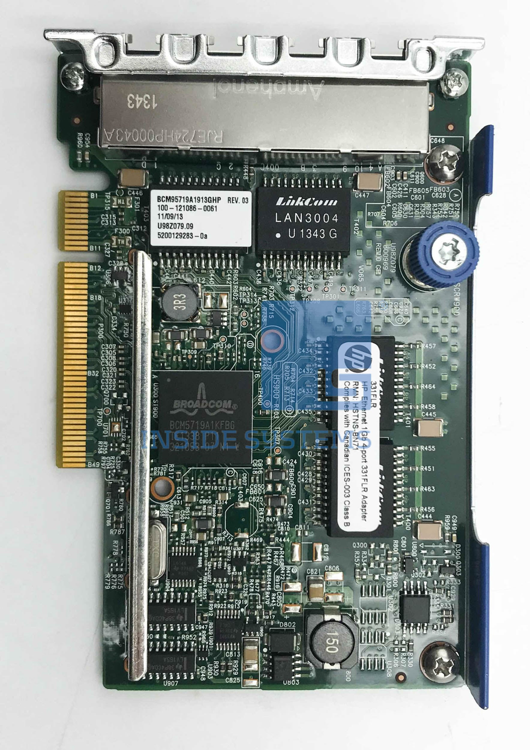 629133-001 - HP 331FLR 1GB 4-port PCI Adapter 7 629133-001 - HP 331FLR 1GB 4-port PCI Adapter - Image 5