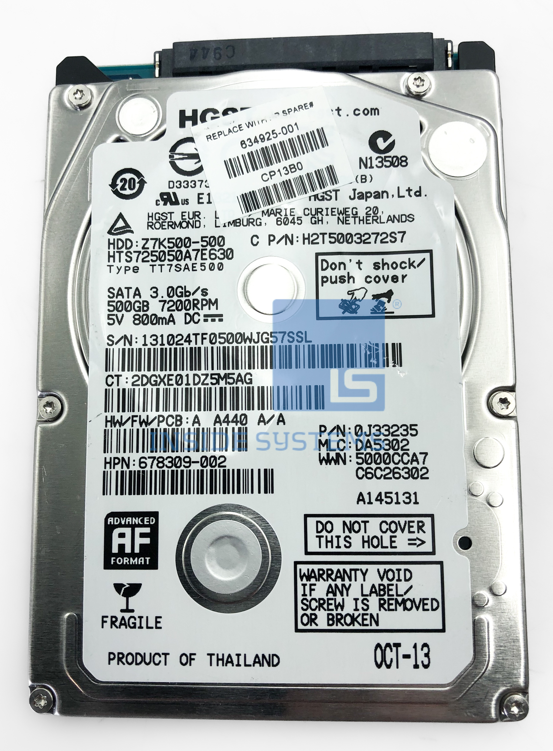 634925 001 A