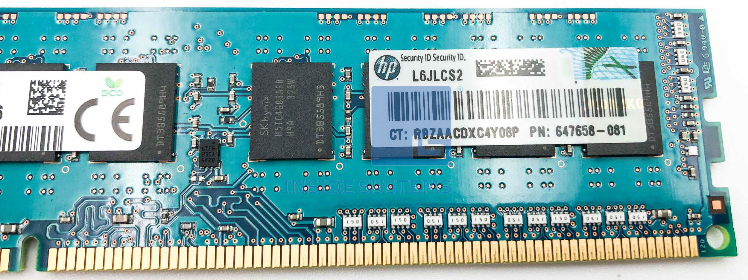 647909-B21 - 8GB (1x8GB) Quad Rank x4 PC3L-10600E 4 647909-B21 - 8GB (1x8GB) Quad Rank x4 PC3L-10600E - Image 2
