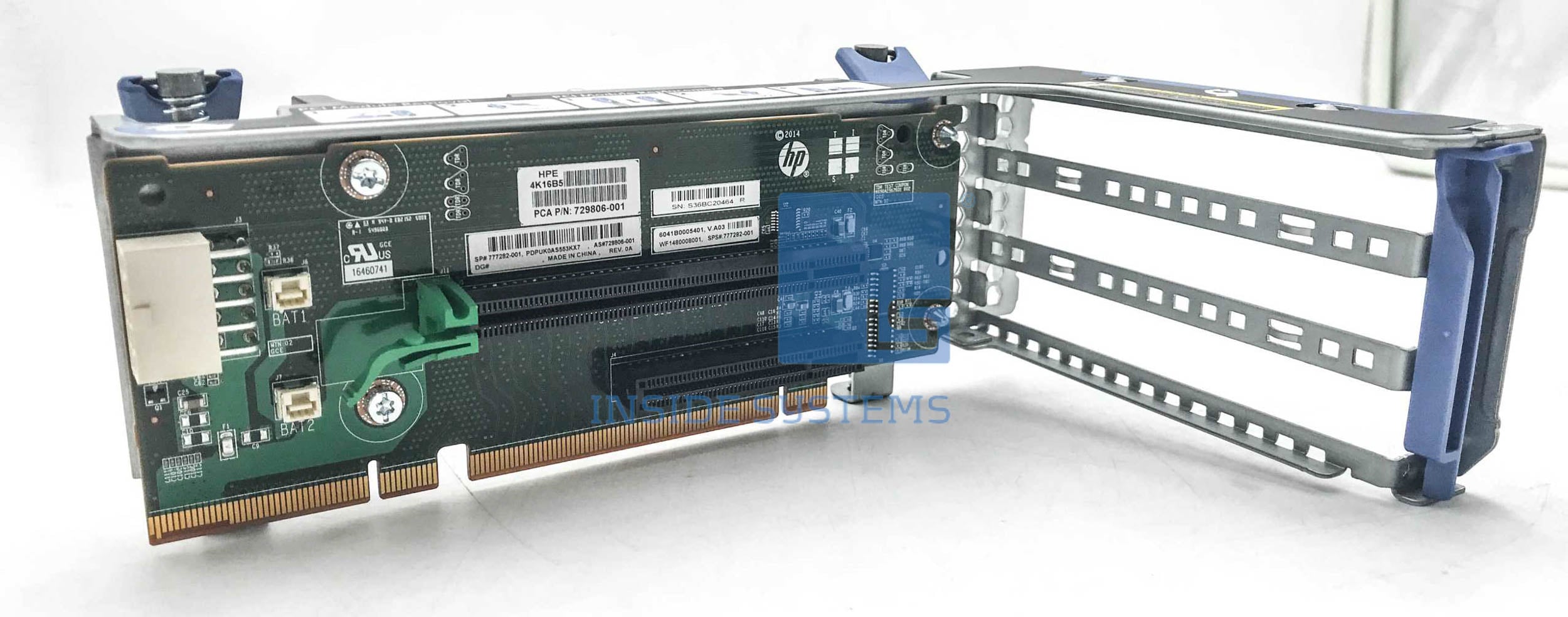 719076-B21 - HP Primary Slot 2 Riser1 Kit DL380G9 | Inside Systems A/S
