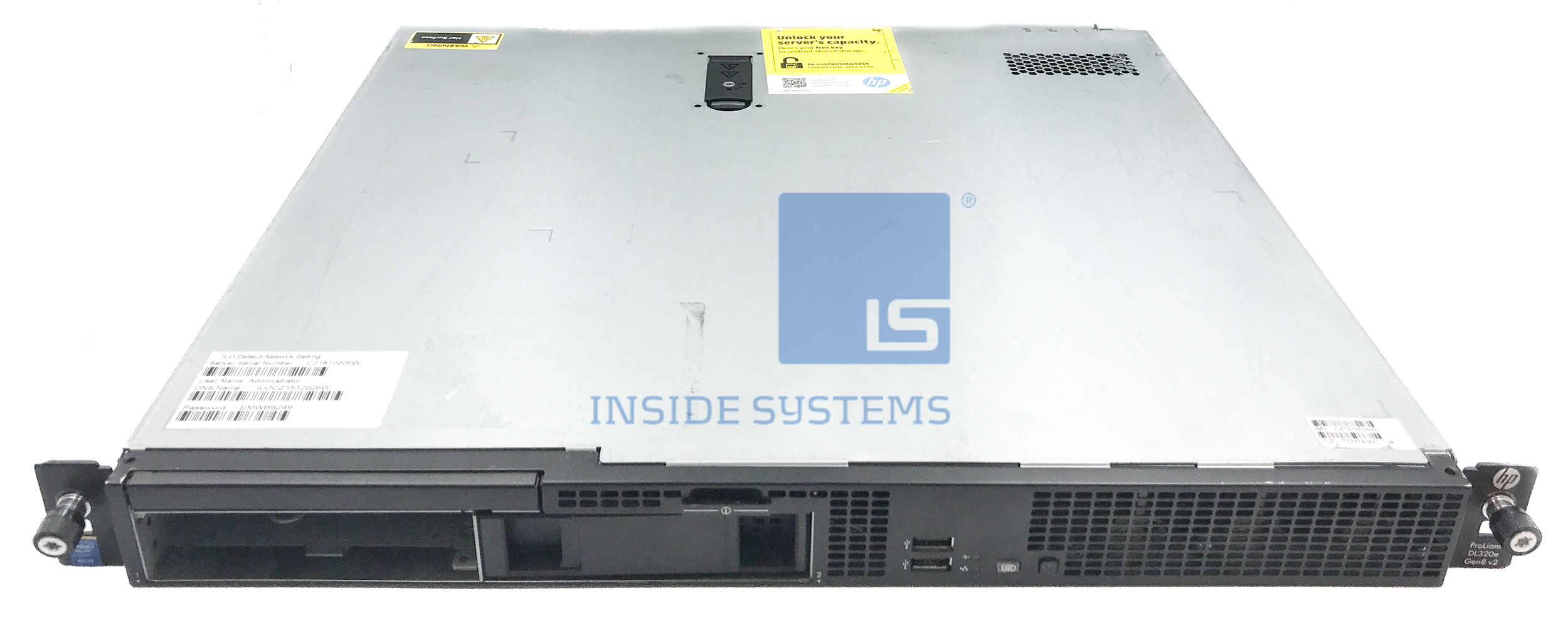 722314-B21 - HPE DL320e Gen8 V2 HotPlug 2-LFF CTO 2 722314 B21 A