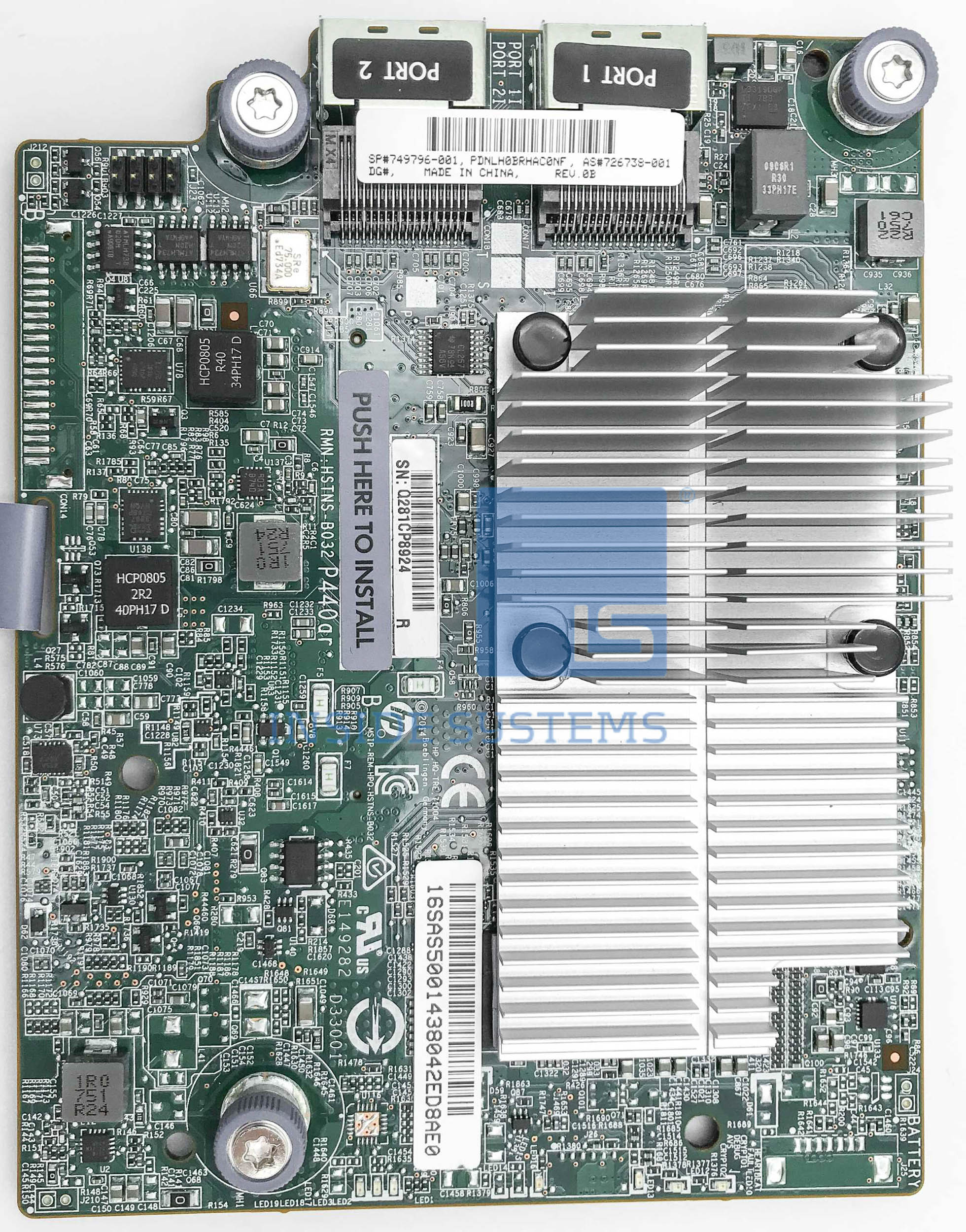 726737-B21 - HPE P440ar/2G 12GB 2-port SAS (No Bat) 3 726737-B21 - HPE P440ar/2G 12GB 2-port SAS (No Bat) - Image 2