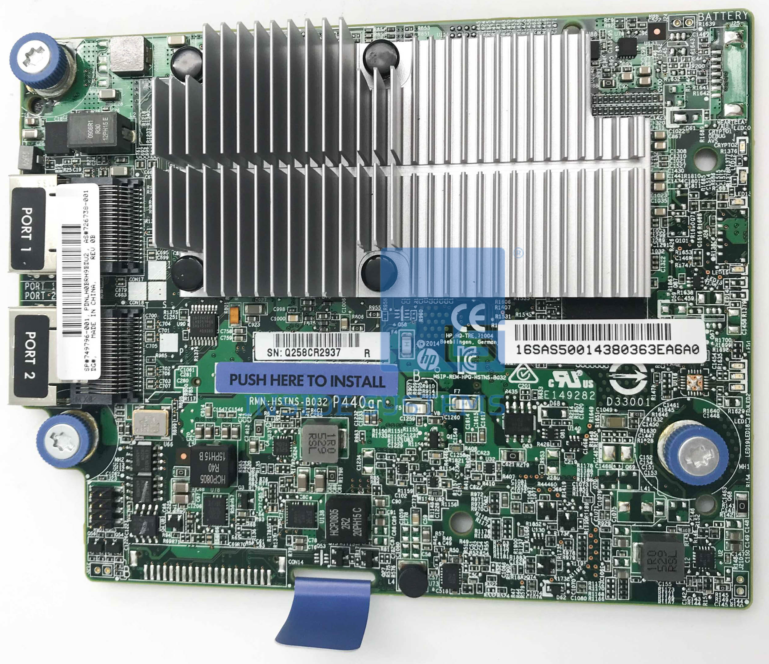 726738-001 - HPE P440ar/2G 12GB 2-port SAS (No Bat) 3 726738-001 - HPE P440ar/2G 12GB 2-port SAS (No Bat)