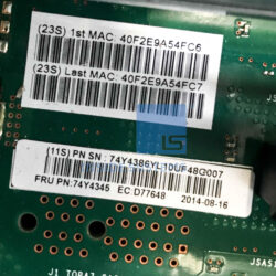 Alternative view of 74Y4386 - System Backplane S822 (CCIN 2CD6)