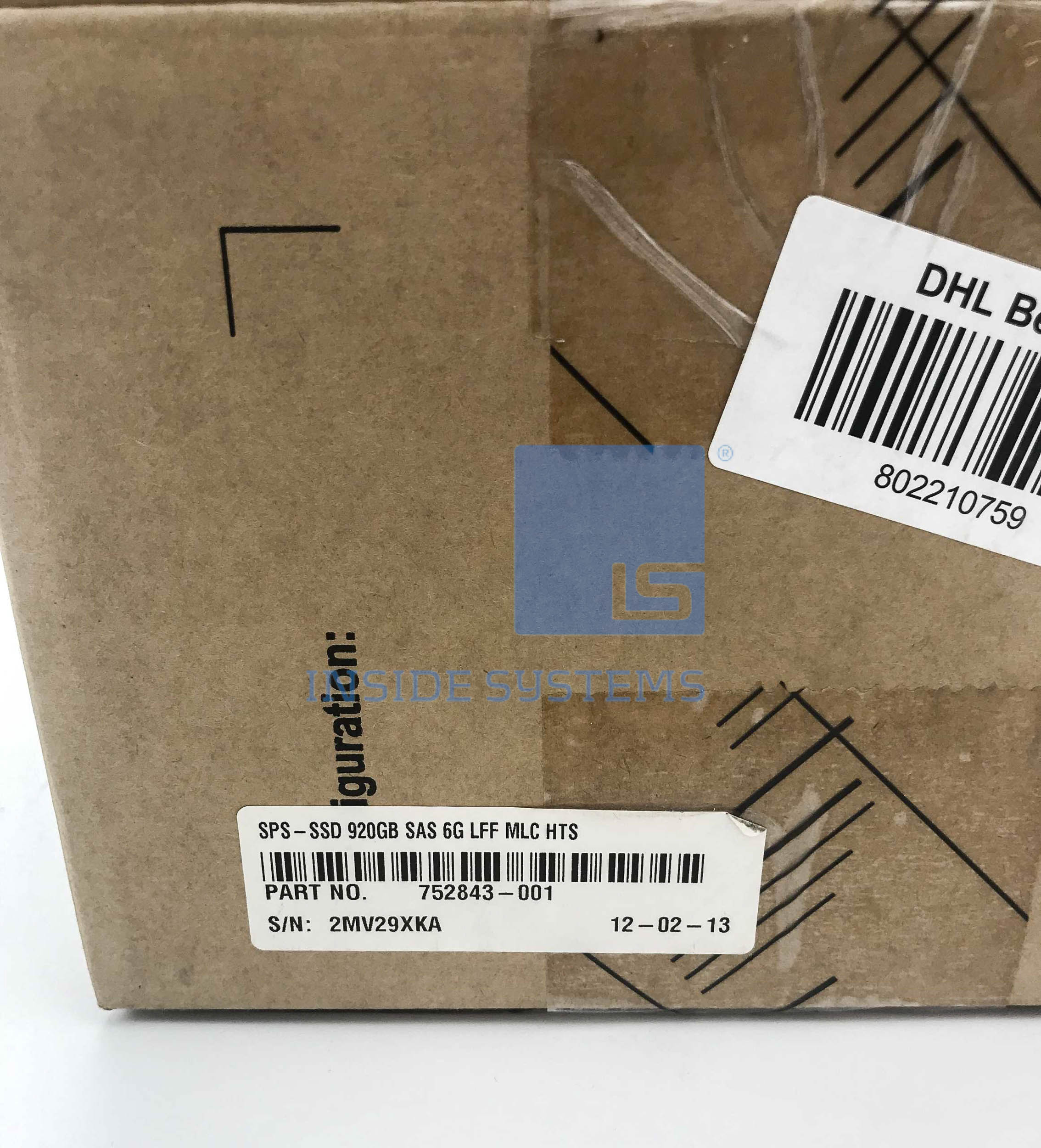 752843-001-02 - 3PAR 920GB 6G MLC SAS 3.5" SSD 4 752843-001-02 - 3PAR 920GB 6G MLC SAS 3.5" SSD - Image 2