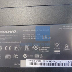 Alternative view of 75Y5729 - Lenovo Docking Series 3 w/AC adapter
