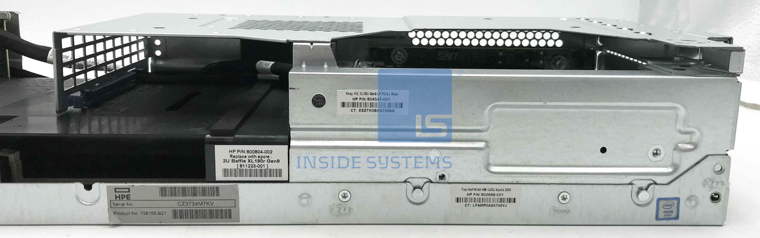798156-B21 - HPE XL190R Gen9 2U Node CTO 3 798156-B21 - HPE XL190R Gen9 2U Node CTO - Image 3