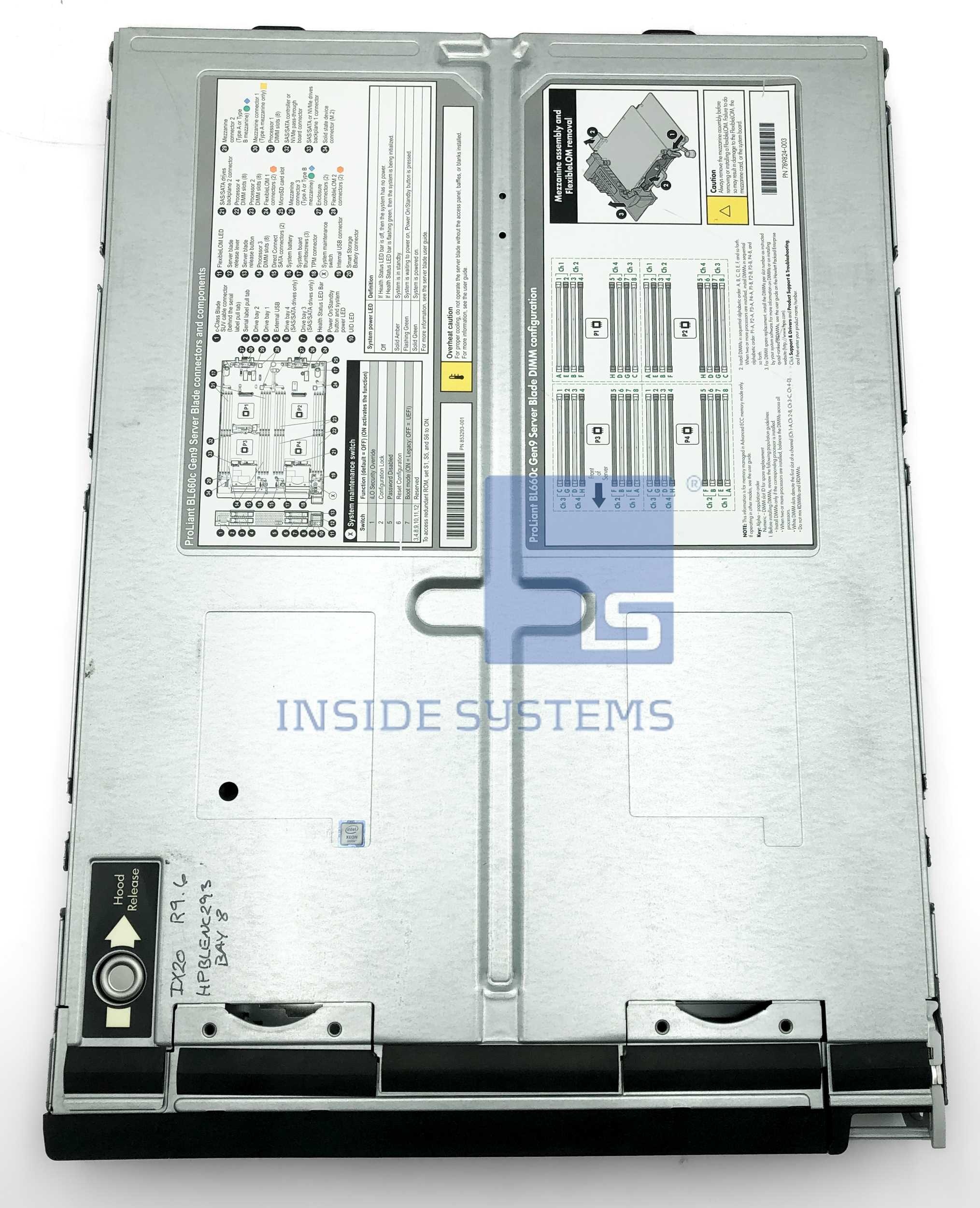 844352-B21 - BL660c Gen9 V4 Configured To Order 4 844352-B21 - BL660c Gen9 V4 Configured To Order - Image 2