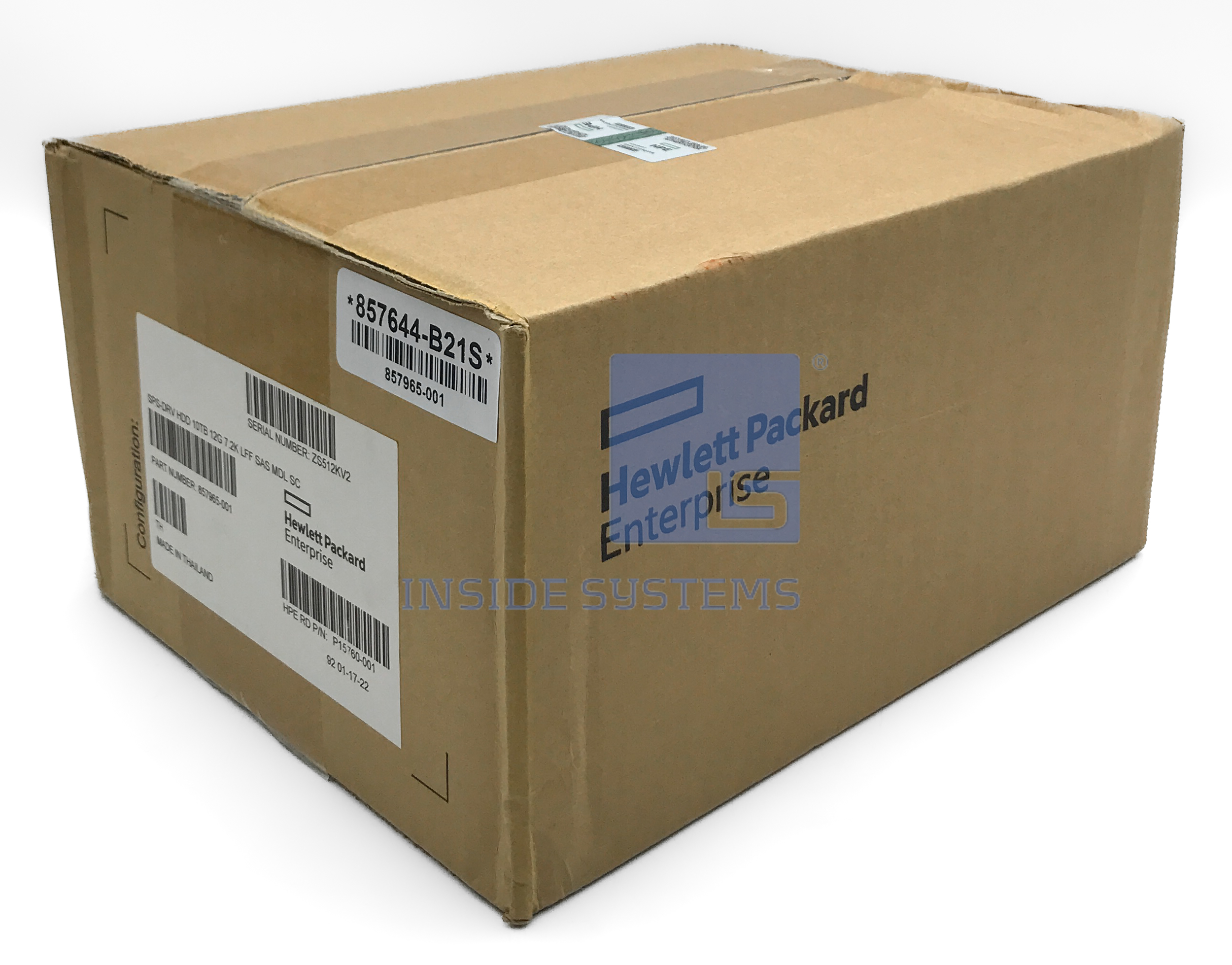 857965-001-01 - 10TB 7.2K 12G MDL SC SAS 3.5" HDD 3 857965-001-01 - 10TB 7.2K 12G MDL SC SAS 3.5" HDD