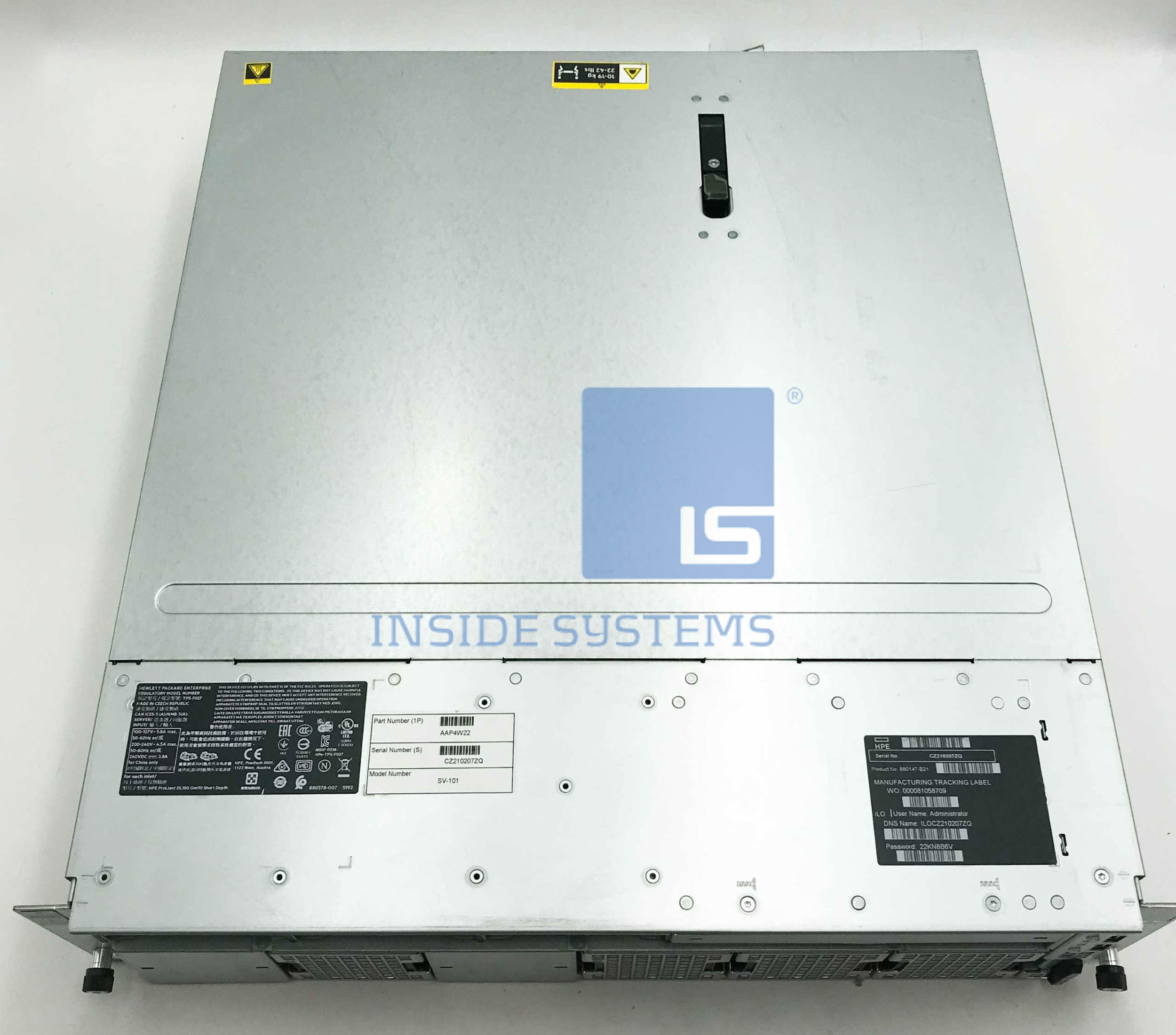 880147-B21 - HP Proliant DL180 Gen10 8SFF CTO 2 880147-B21 - HP Proliant DL180 Gen10 8SFF CTO - Image 2