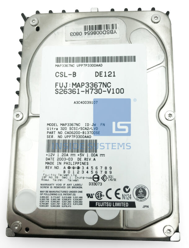 A3C40039107 - 36GB 10K U320 SCSI 3.5