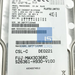 Alternative view of A3C40074912-04 - Fujitsu 36GB 15K SAS 3,5" HDD