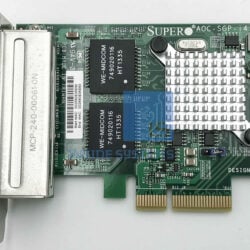 Alternative view of AOC-SGP-I4 - SuperMicro 1Gbe 4-Port PCI-E Adapter