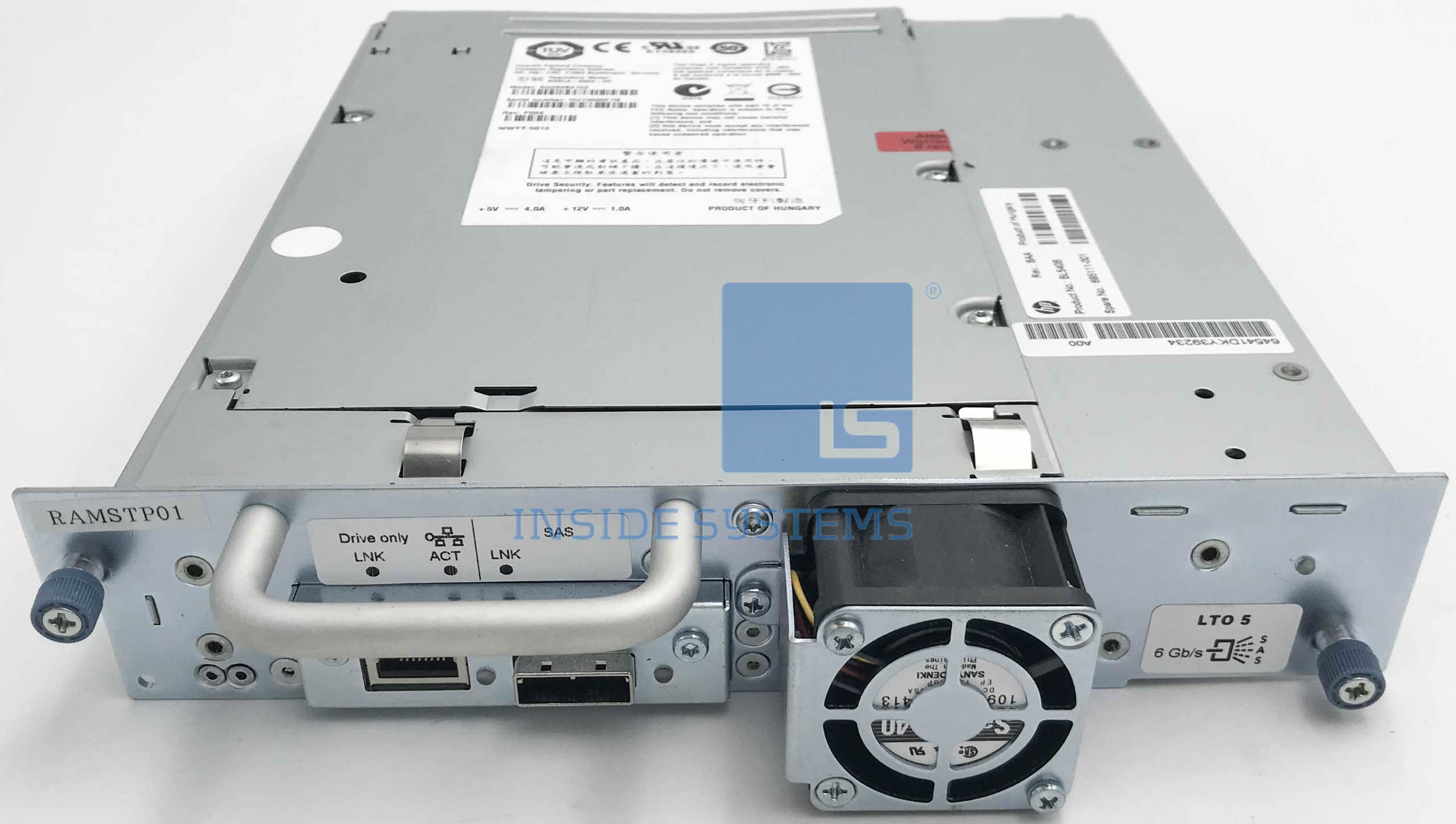 BL540A - HP MSL LTO-5 HH Ultrium 3000 SAS Drive 3 BL540A - HP MSL LTO-5 HH Ultrium 3000 SAS Drive - Image 2