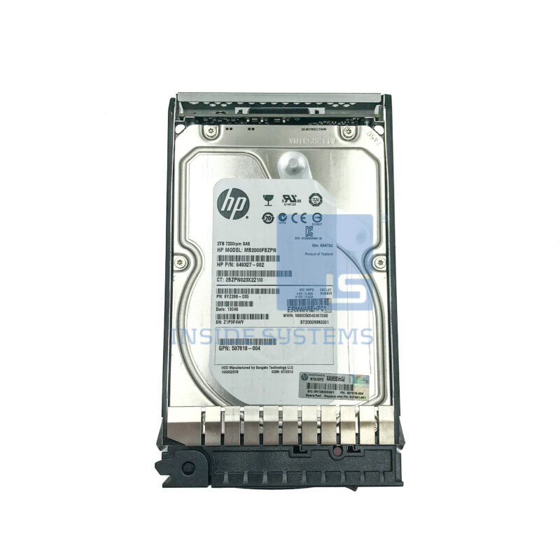 Disco Duro HP EVA M6412A De 2 TB - Usado, Modelo BV898A, Para Almacenamiento Profesional