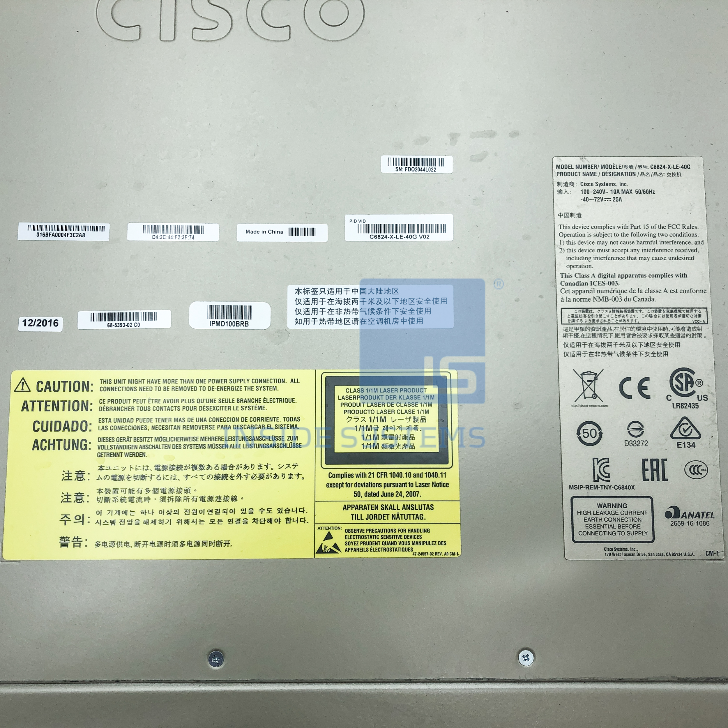 C6824-X-LE-40G - Cisco Catalyst 6824-X 24-Port Switch 4 C6824-X-LE-40G - Cisco Catalyst 6824-X 24-Port Switch - Image 2