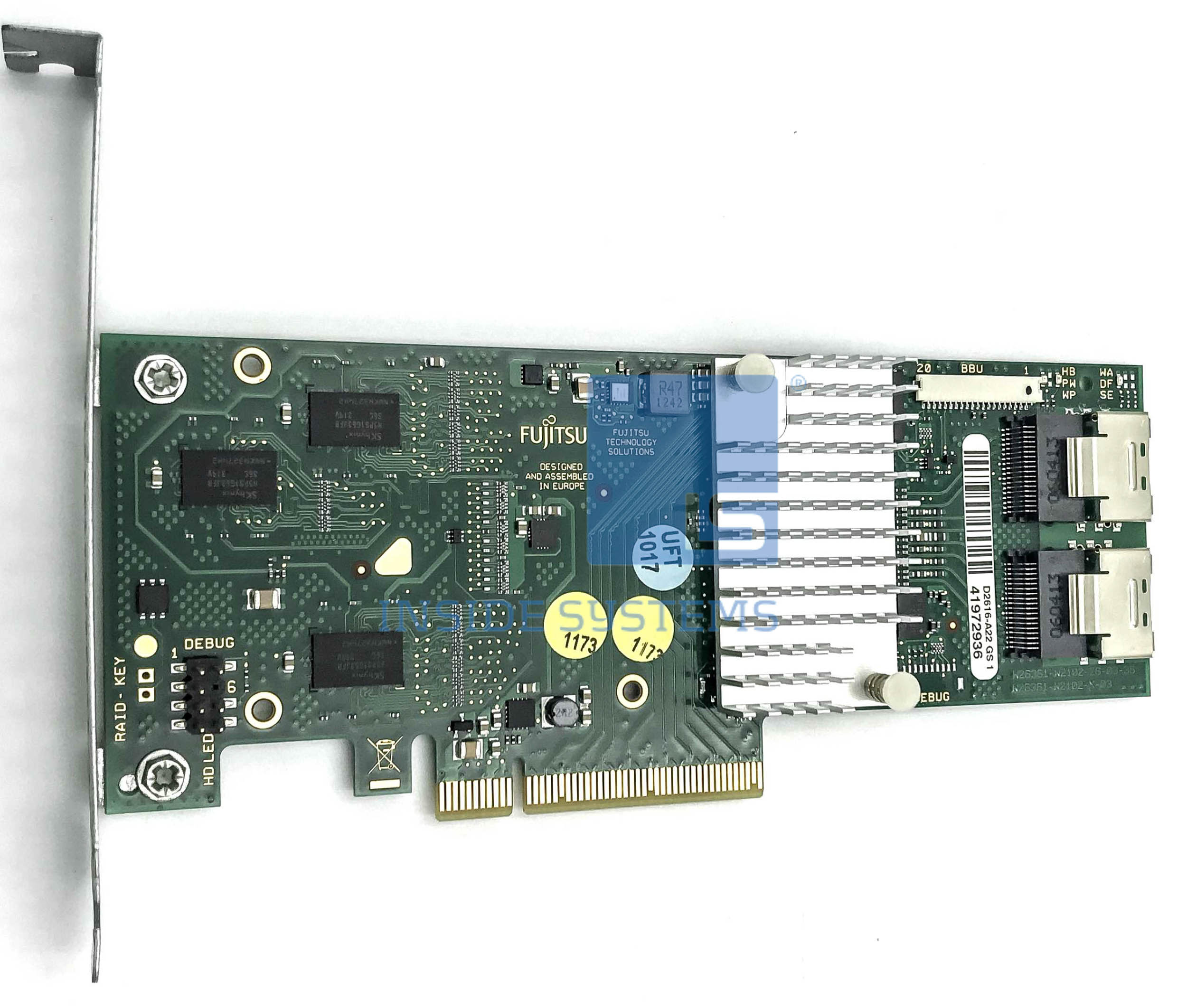 D2616-A22 - FUJITSU RAID ADAPTER SAS / 6GSATA 512MB 3 D2616-A22 - FUJITSU RAID ADAPTER SAS / 6GSATA 512MB