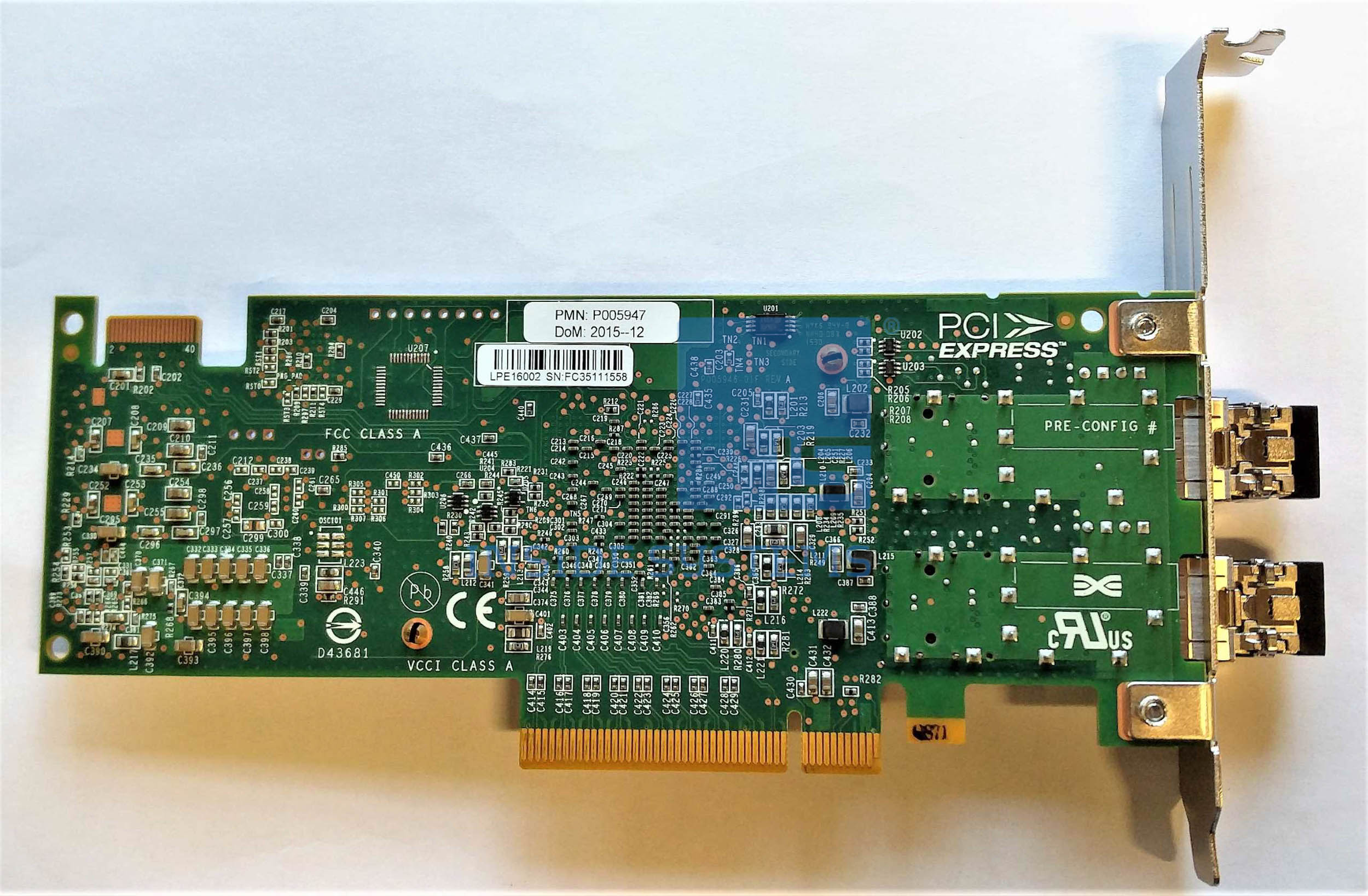 EN0A - 16Gb 2-Port PCIe3 (x8) SR SFP+ FC HBA 4 EN0A - 16Gb 2-Port PCIe3 (x8) SR SFP+ FC HBA - Image 2