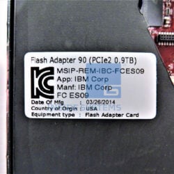 ES09 - PCIe2 (x8) 0.9TB Flash Adapter 90 (FH) 8 ES09 B