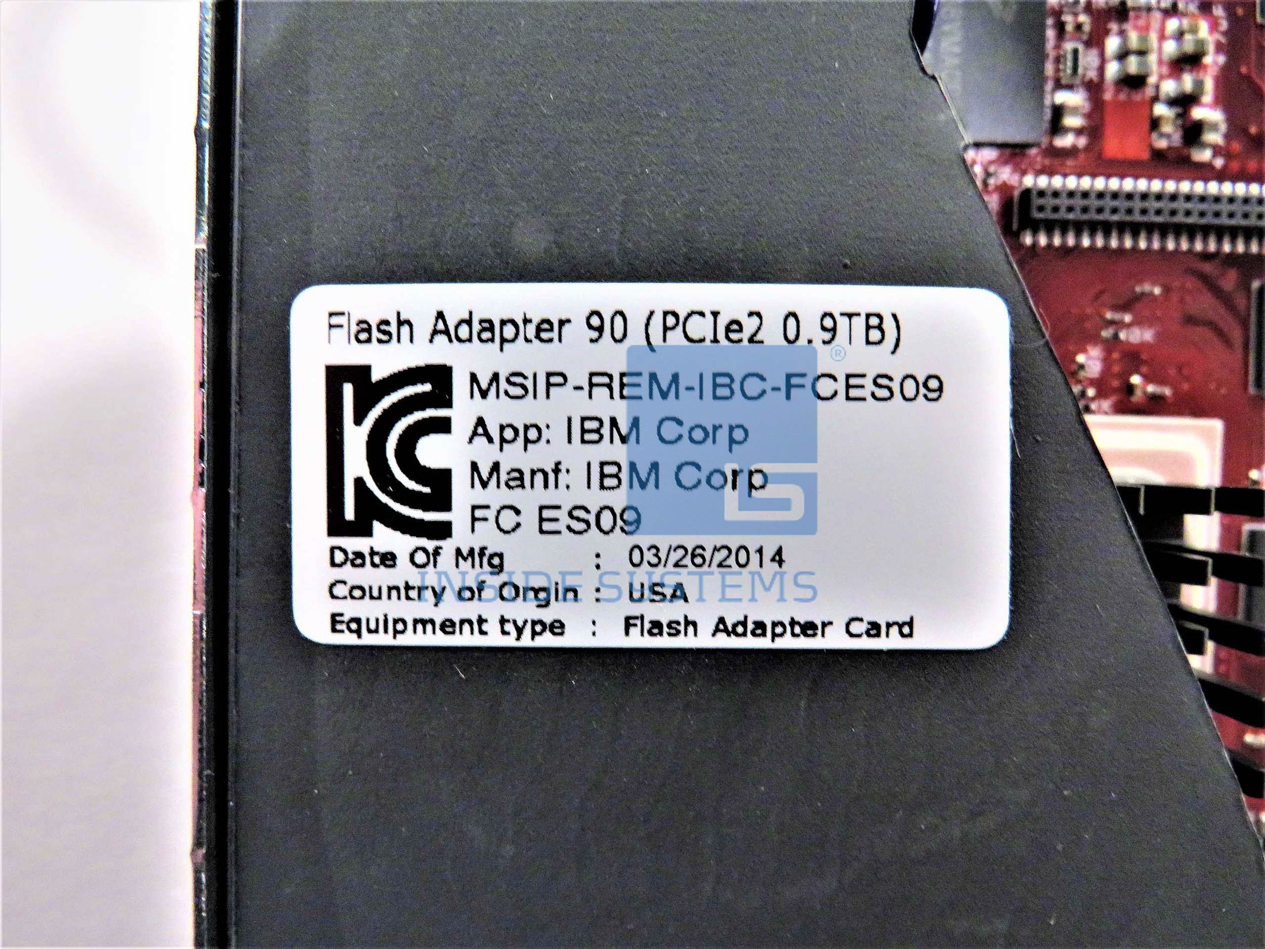 ES09 - PCIe2 (x8) 0.9TB Flash Adapter 90 (FH) 2 ES09 - PCIe2 (x8) 0.9TB Flash Adapter 90 (FH) - Image 2