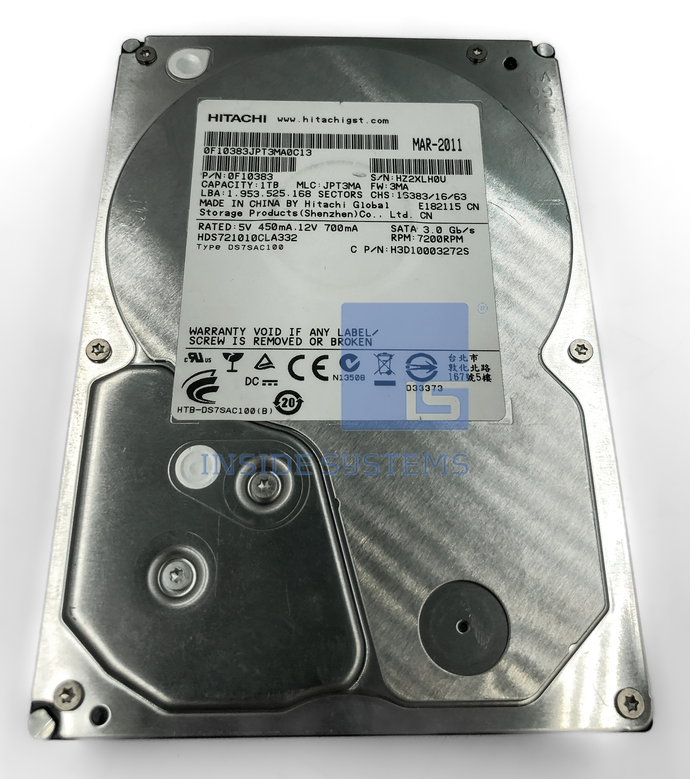 HDS721010CLA630 A