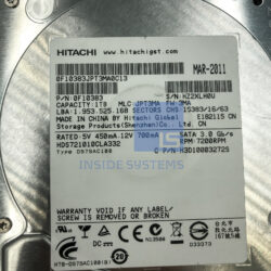 Alternative view of HDS721010CLA630 - Hitachi 1TB SATA HDD LFF 7K-RPM