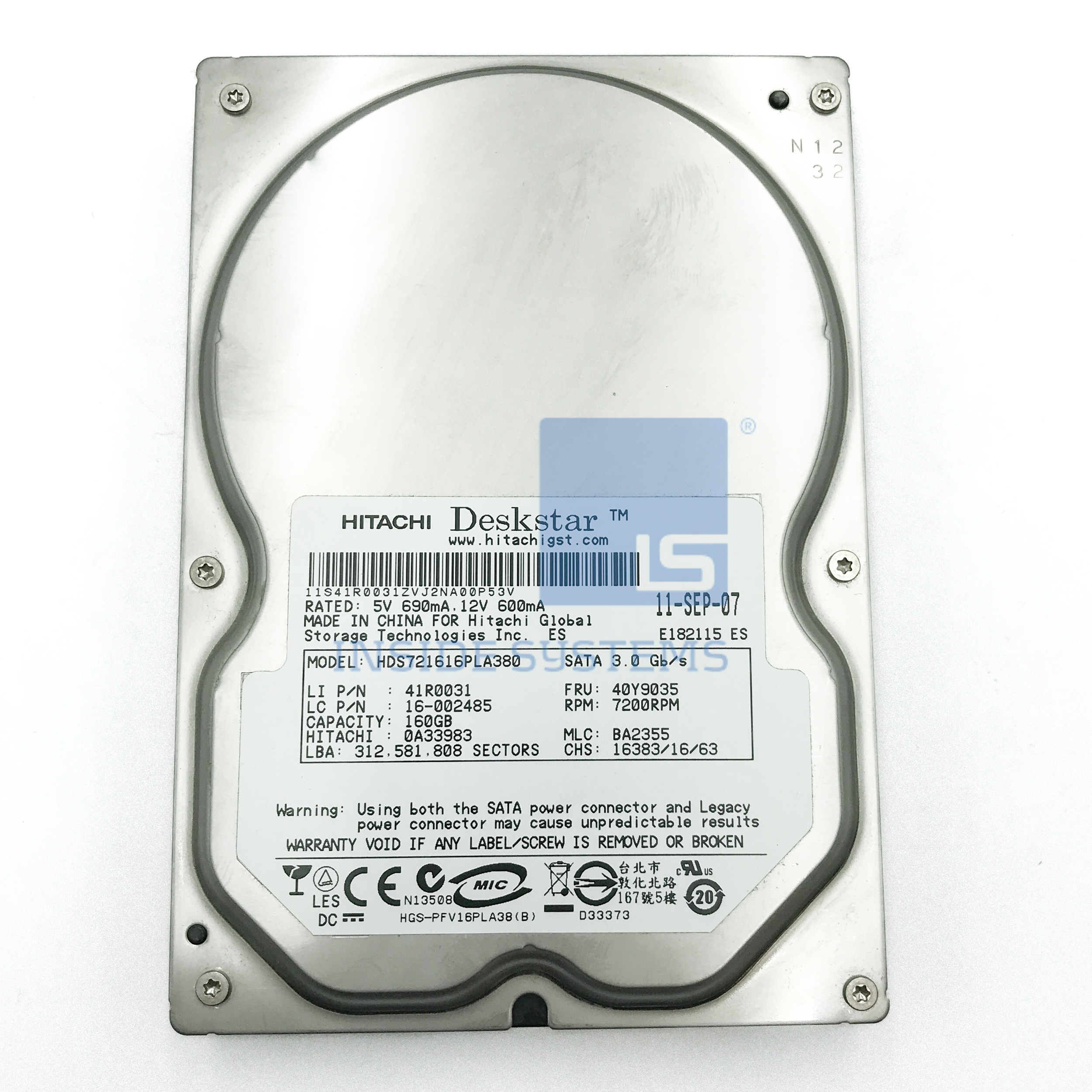 HDS721616PLA380 A