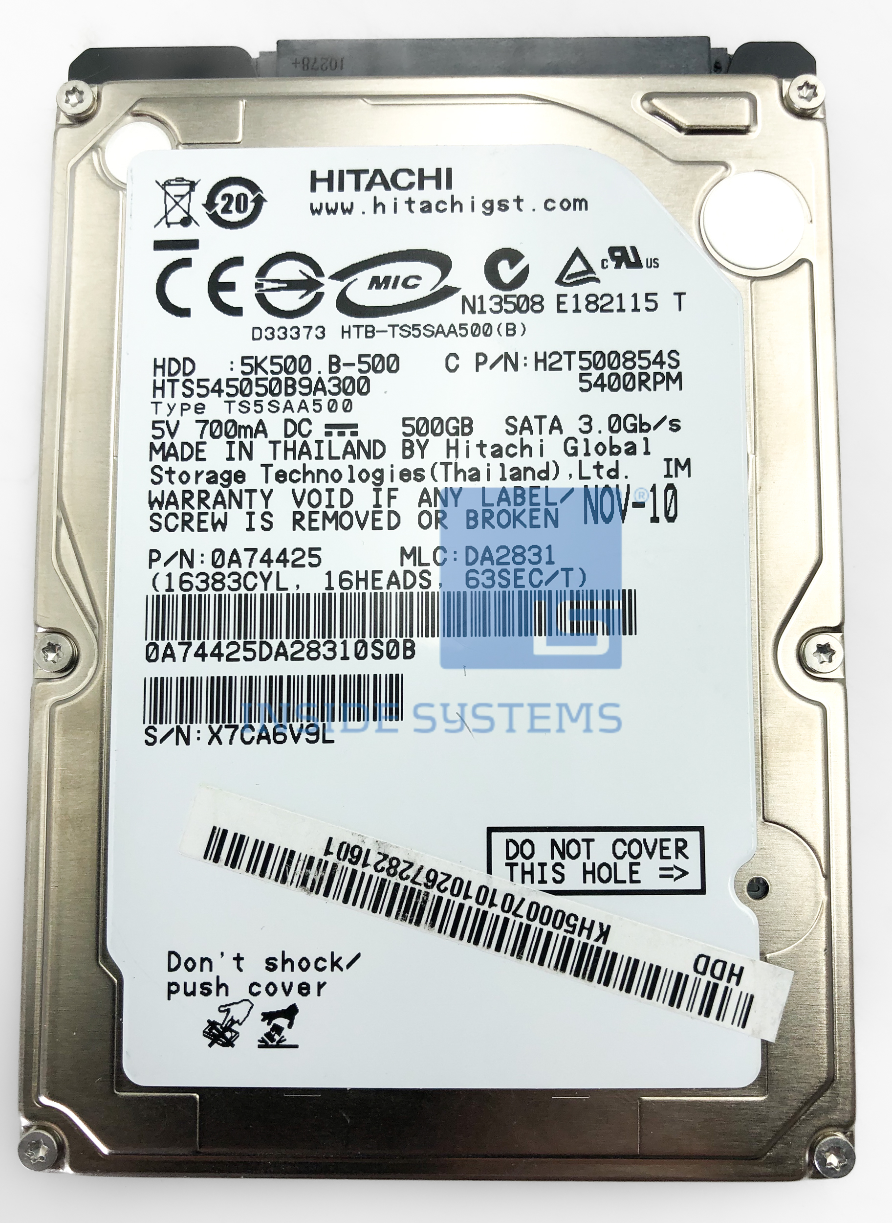 HTS545050B9A300 A