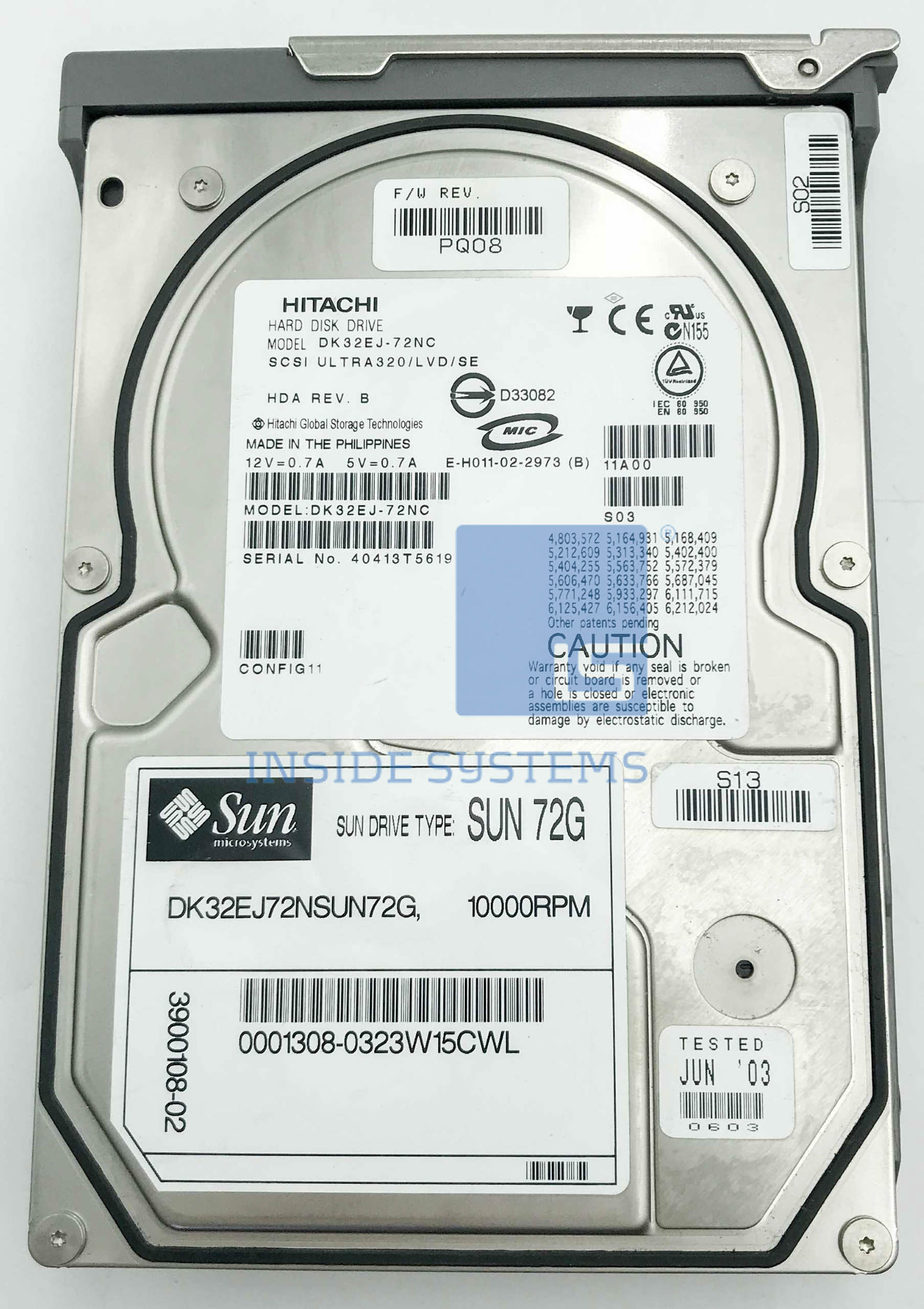 HUS10733ASUN72G A