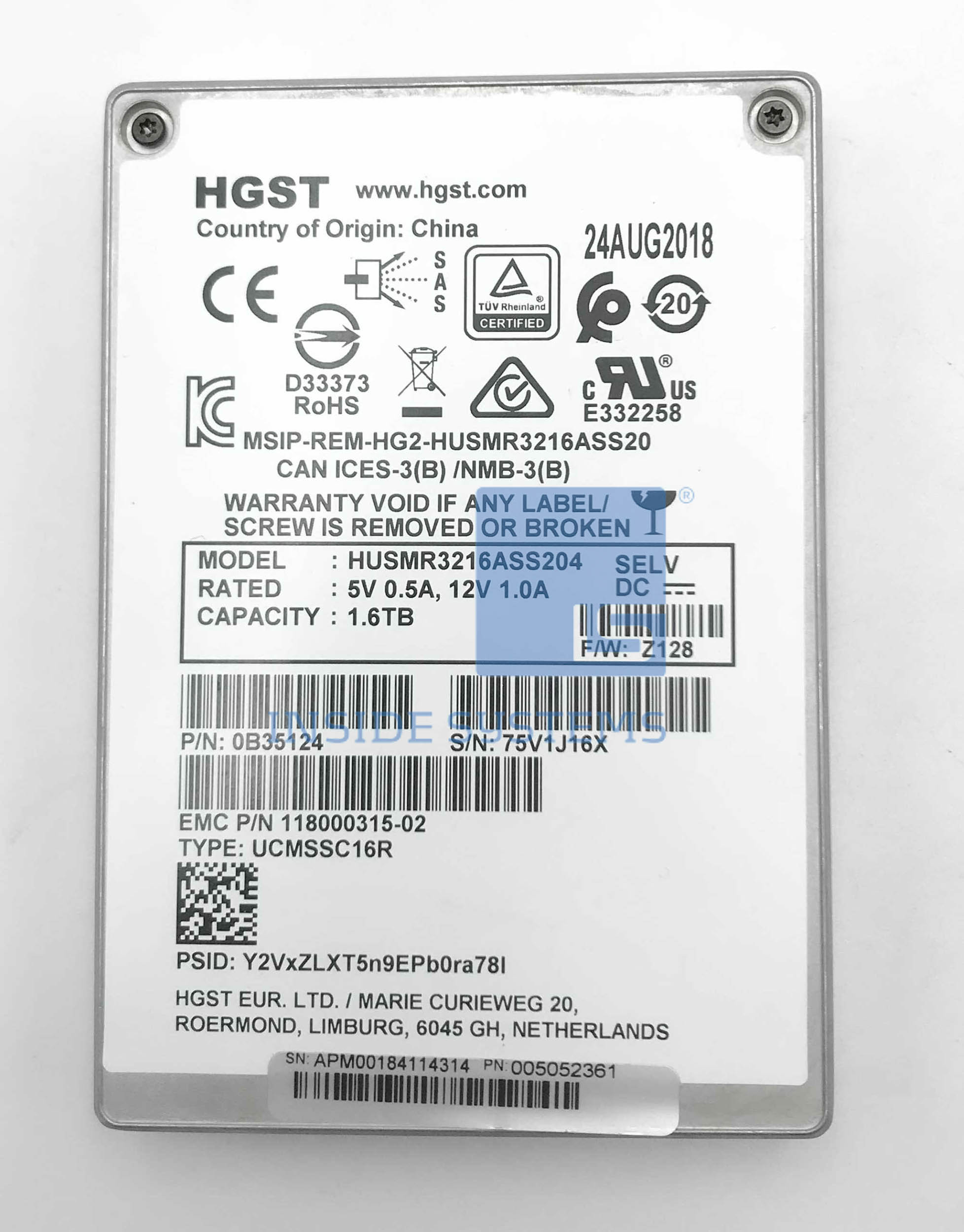 HUSMR3216ASS204 A