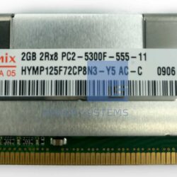 Alternative view of HYMP125F72CP8N3-Y5 - 2GB PC2-5300F DDR2-667 2RX8 ECC