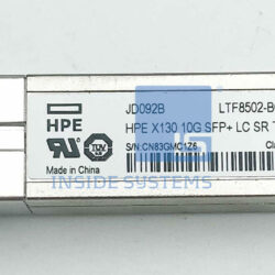Alternative view of JD092B - HP X130 10G SFP LC SR Transceiver