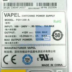 Alternative view of JG335A - HPE 1200W Hot Plug Power Supply
