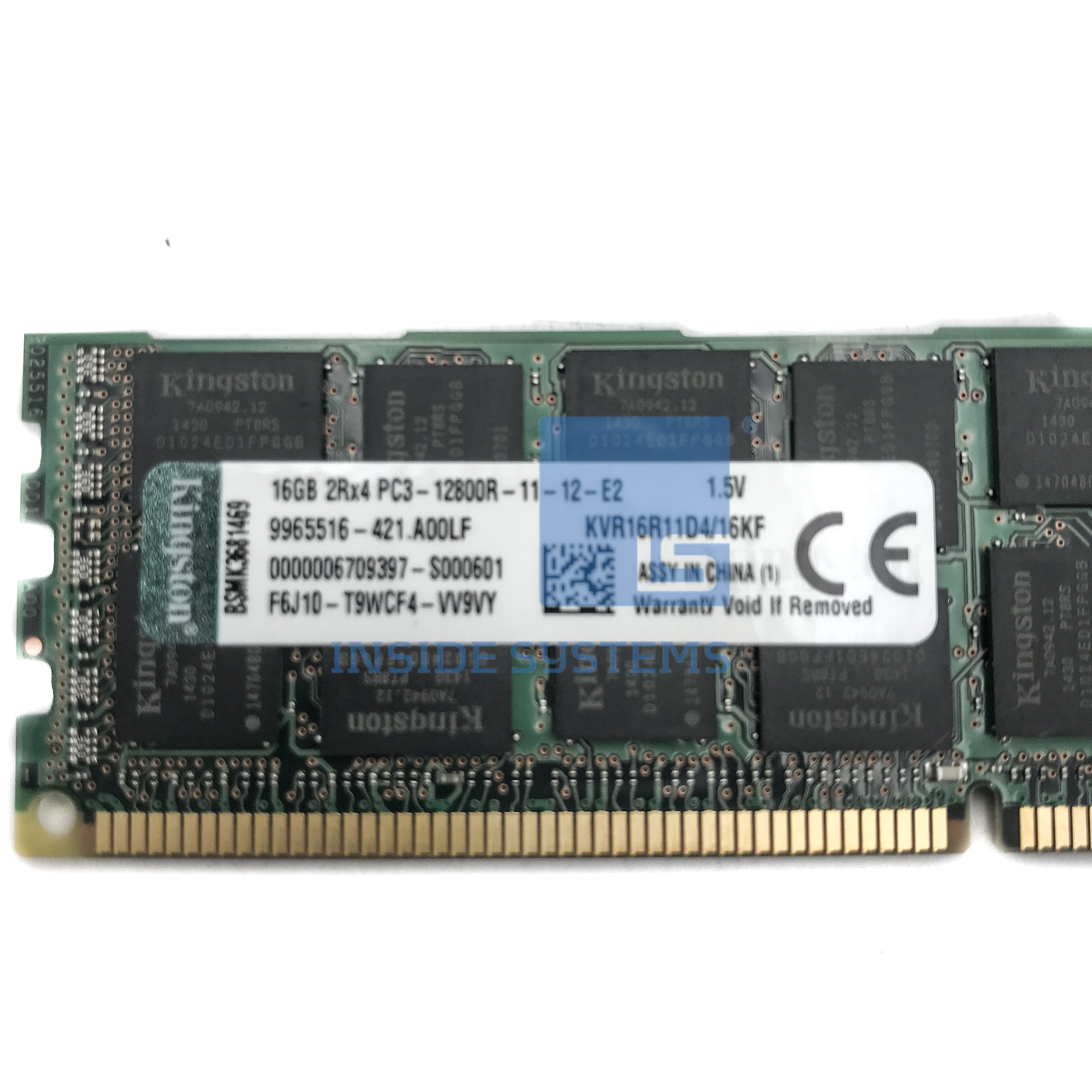 KTH-PL316-16G - Kingston 16GB 2Rx4 PC3-12800R 1600MHz 2 KTH-PL316-16G - Kingston 16GB 2Rx4 PC3-12800R 1600MHz - Image 2