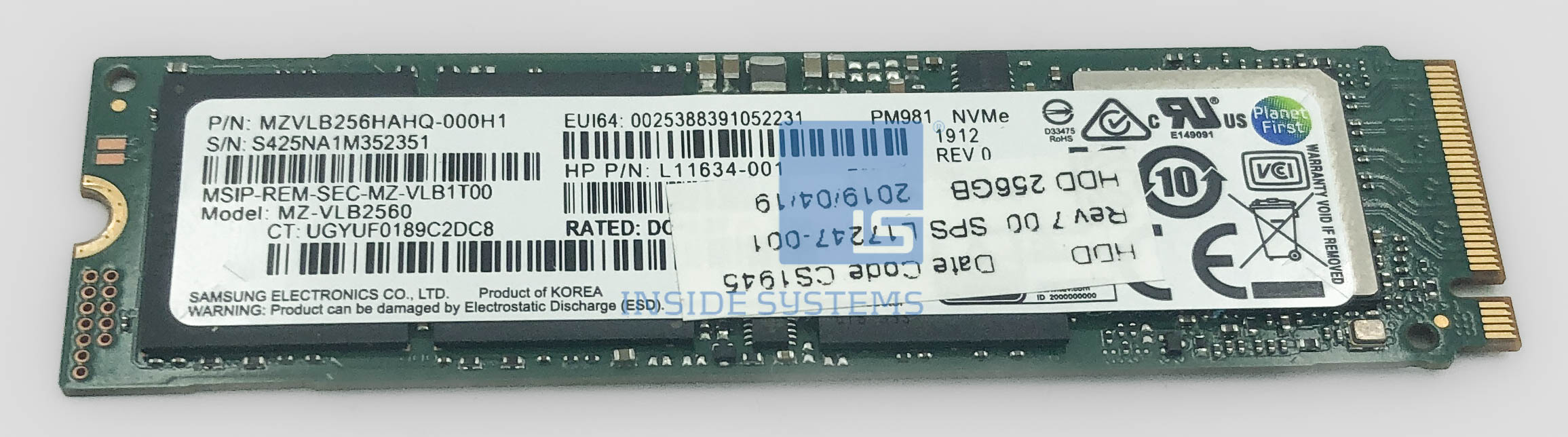 L11634 001 A