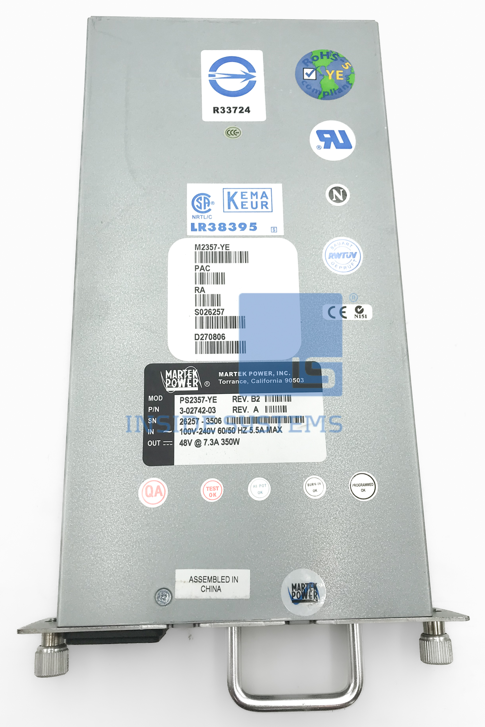 M2357-YE - 3576 POWER SUPPLY ASSM 4 M2357-YE - 3576 POWER SUPPLY ASSM - Image 3