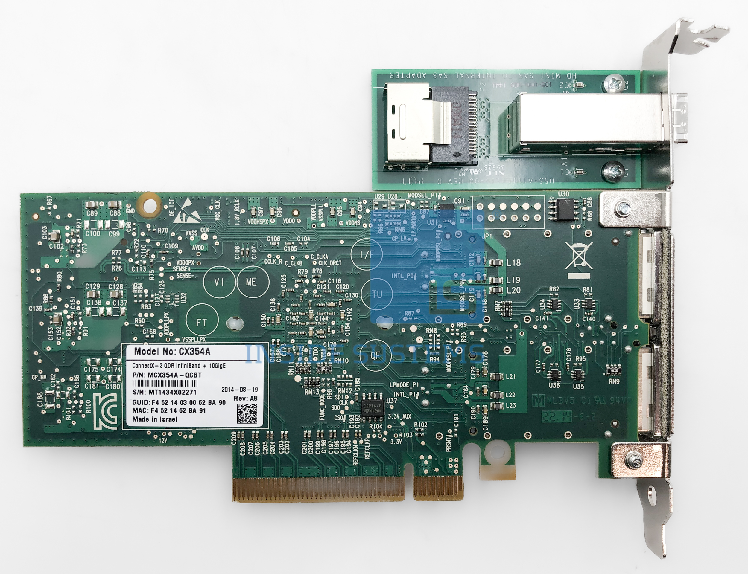 MCX354A-QCBT - Mellanox MCX354A-QCBT 10GB PCIe Card FH 4 MCX354A-QCBT - Mellanox MCX354A-QCBT 10GB PCIe Card FH - Image 3