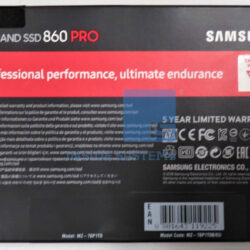 Alternative view of MZ-76P1T0B-EU-01 - Samsung EVO 860 Pro (1TB) SATA 6Gb/sSSD