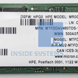 P19890-B21 - HPE 480GB 6G SATA RI SSD M.2 2280 5 P19890 B21 B